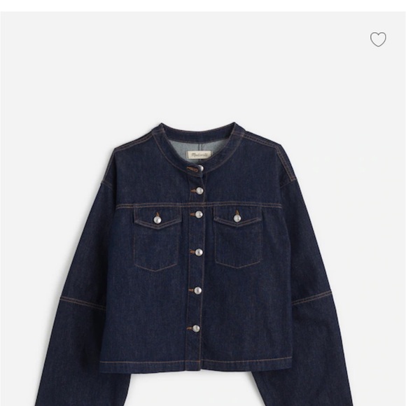 Madewell Cocoon-Sleeve Denim Lady Jacket - Picture 5 of 6